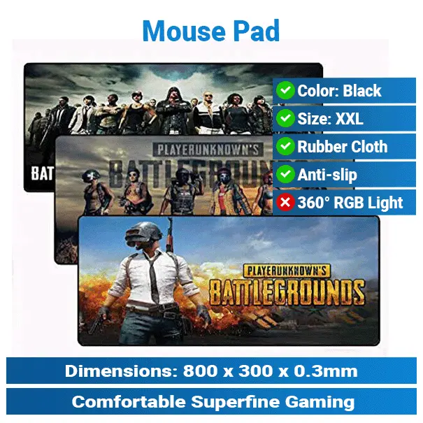 Mouse Pad 0.3mm 30 x 80 Pic | Gaming Mouse Pad