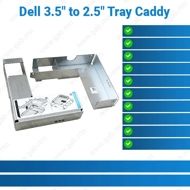 [14-913102] DELL 3.5-inch to 2.5-inch Adapter Tray Caddy | HDD Caddy