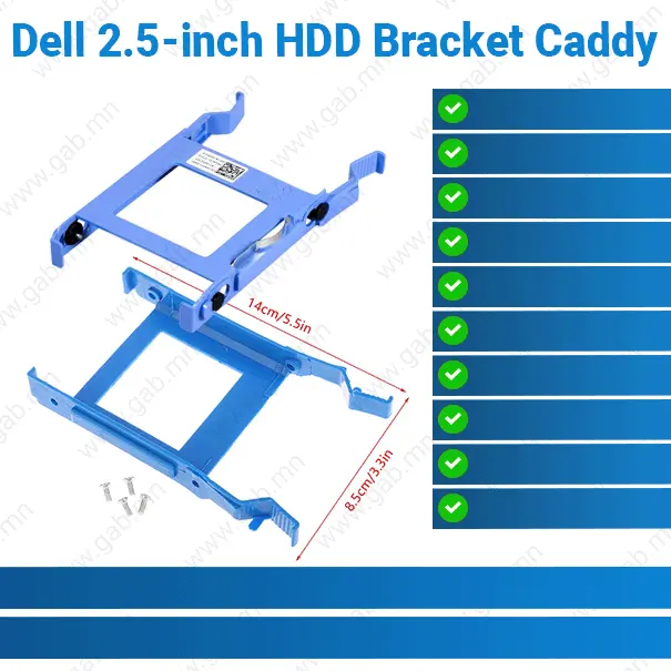 [14-913101] DELL 2.5-inch HDD Bracket Caddy | HDD Caddy