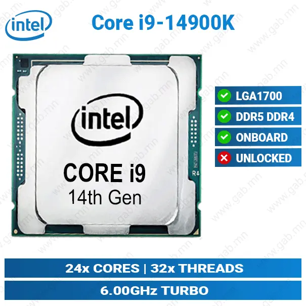 [11-012301] Intel Core i9-14900K LGA1700 | Desktop CPU