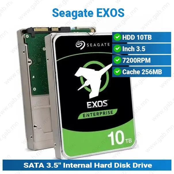 Seagate Exos 10TB 3.5 7.2K | SATA HDD Disk