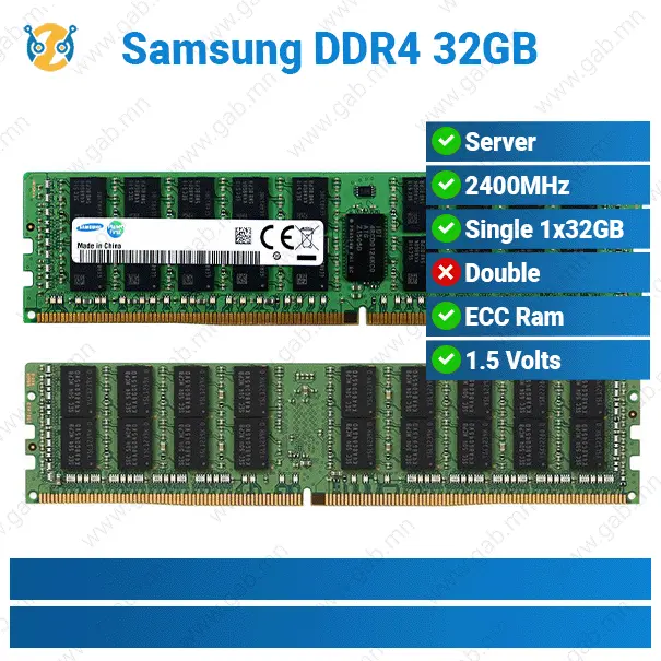 SK Hynix DDR4 32GB 2933MHz ECC REG | Server D4 RAM