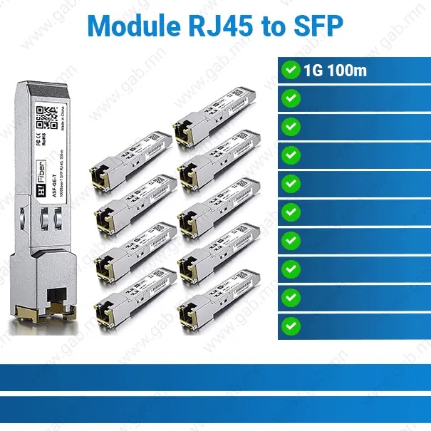 Module RJ45 to SFP 1G 100m | SFP Module