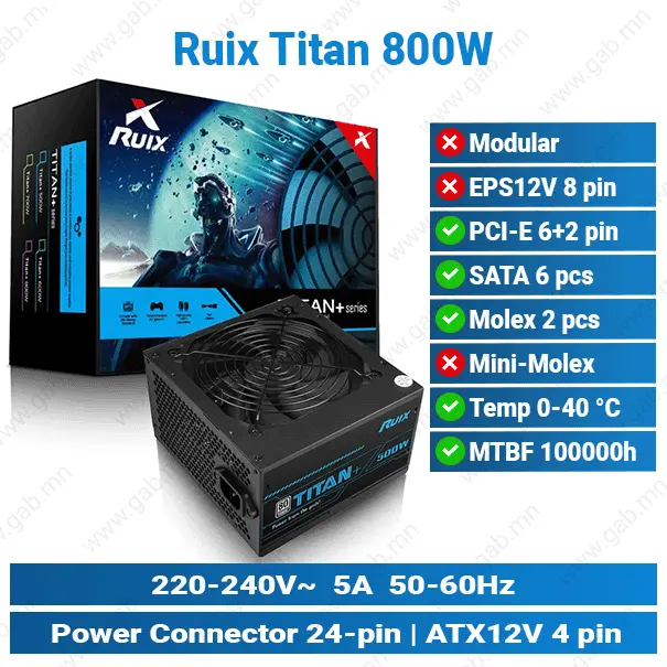 Thermaltake DRAGON 1000W 80 PLUS Gold | Desktop Power Supply