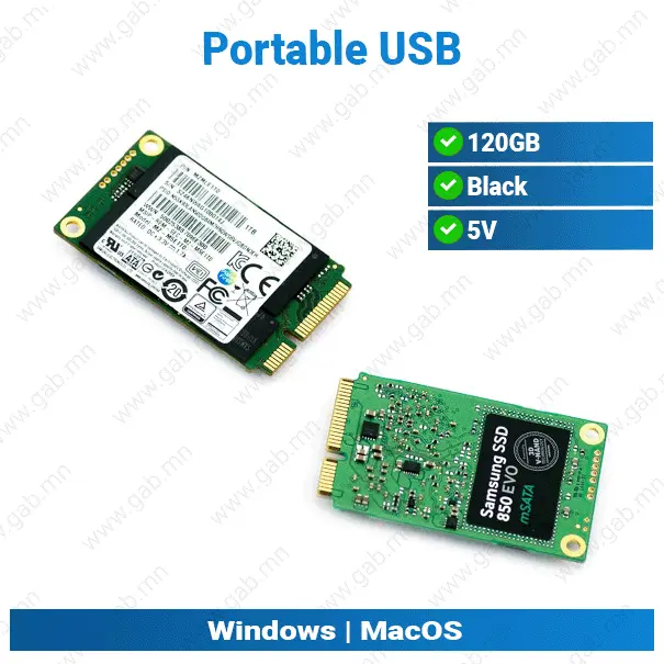 Samsung 850 EVO 120GB USB 3.0 | Portable SSD Disk
