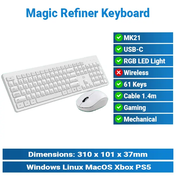 Decdeal ik7830 White Wireless Keyboard Mouse | Office Combo