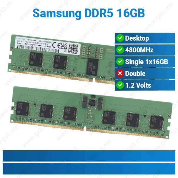 [#15'0041] DDR5 16GB 5600MT/s Samsung | PC RAM