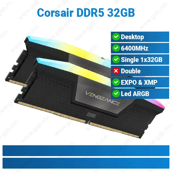 [#15'0045] Colorful BATTLE-AX C40 DDR5 32GB 6000MHZ | PC RAM